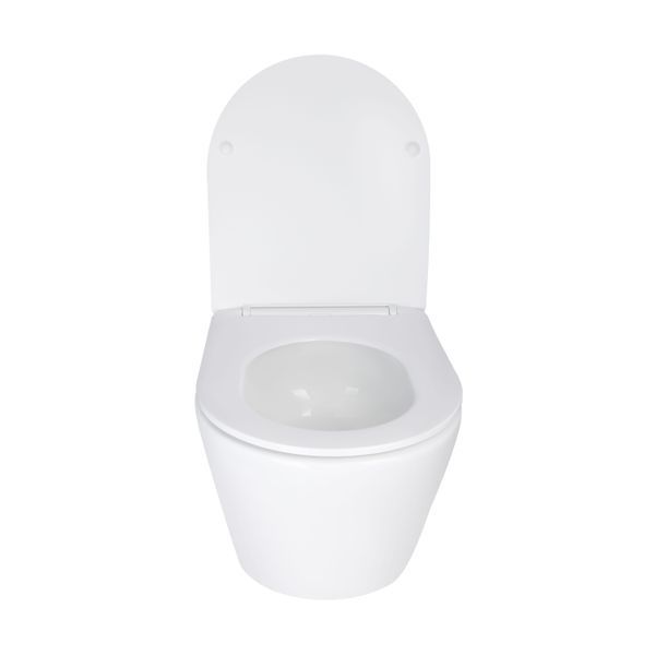 Унитаз подвесной Qtap Swan безободковый Ultra Quiet Soft-close SD00050900 фото