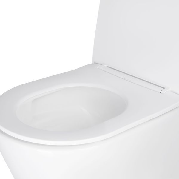 Унитаз подвесной Qtap Swan безободковый Ultra Quiet Soft-close SD00050900 фото