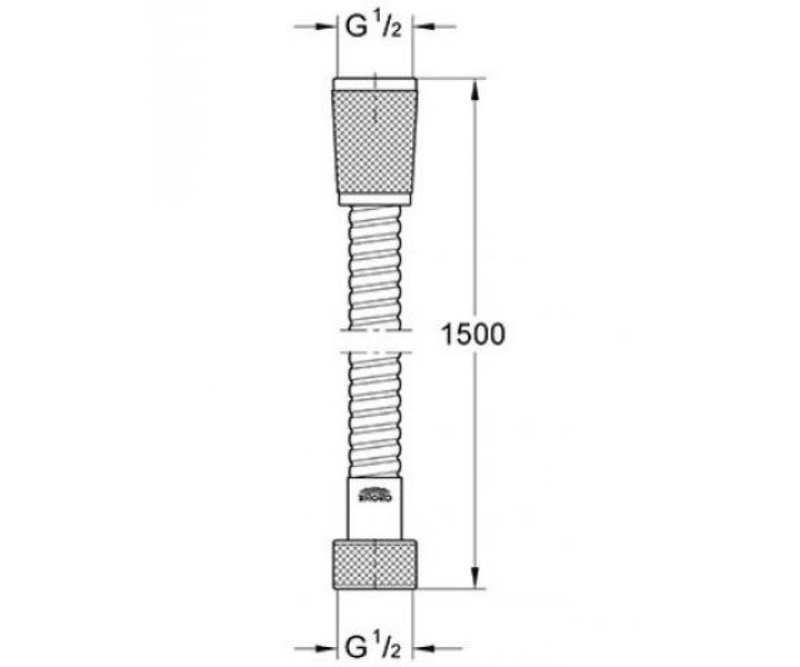 Шланг для душу Grohe Relexaflex Metal 150 см 28105000 28105000 фото