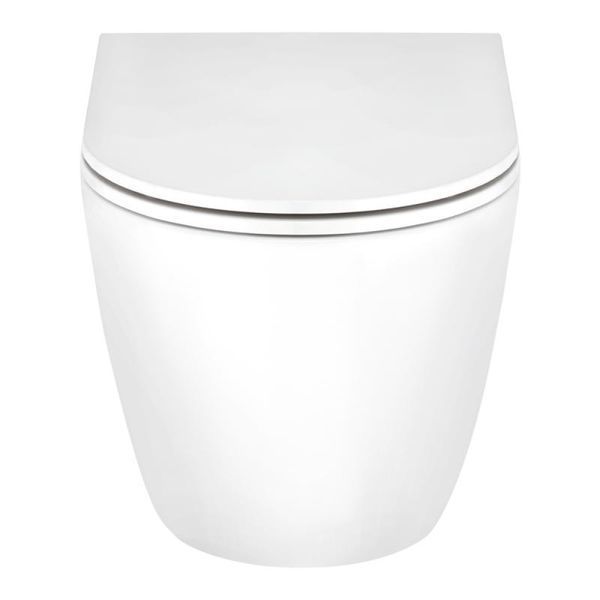 Унитаз подвесной Qtap Scorpio безободковый Ultra Quiet Soft-close SD00050898 фото