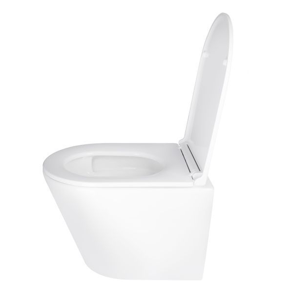 Унитаз подвесной Qtap Scorpio безободковый Ultra Quiet Soft-close SD00050898 фото