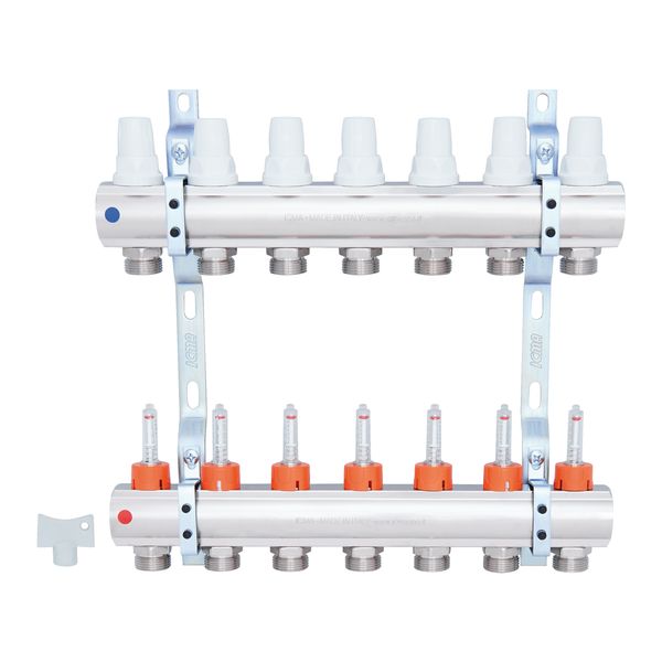 Колектор Icma №K013 на 7 виходів з витратомірами SD00005242 фото
