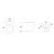 Унітаз підвісний Imprese Jess Rimless slim slow-closing i11330MDG 081176 фото 2