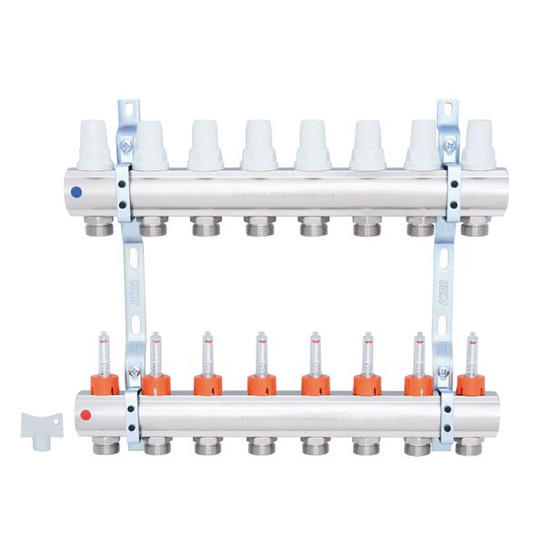 Колектор Icma №K013 на 8 виходів з витратомірами SD00005244 фото