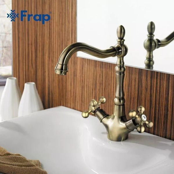 Смеситель для кухни Frap F4019-4 бронза F4019-4 фото
