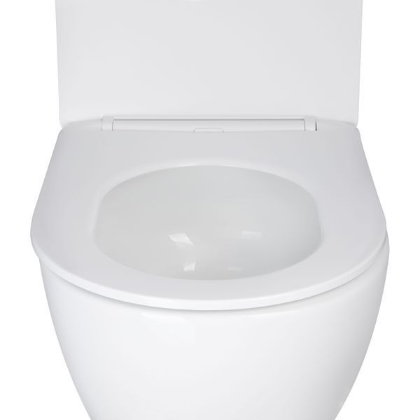 Унитаз подвесной Qtap Jay безободковый Ultra Quiet Soft-close SD00050899 фото