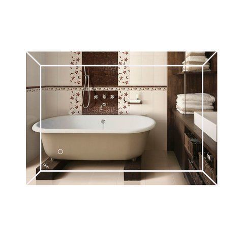 Зеркало Qtap Aries 500x700 с LED-подсветкой Reverse SD00045737 фото