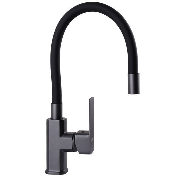 Змішувач для кухні DOMINO MALIBU DMM-203 LR-GP-BLACK 000026600 фото