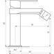 Смеситель для биде Topaz Sardinia TS 08601-H18 000014762 фото 5