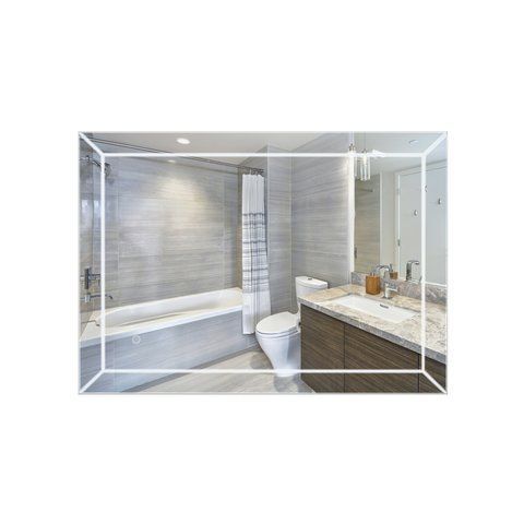 Зеркало Qtap Aries 600x800 с LED-подсветкой Reverse SD00045738 фото