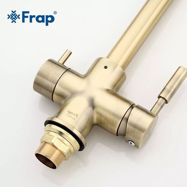 Смеситель для кухни с фильтром Frap F4352-4 бронза F4352-4 фото