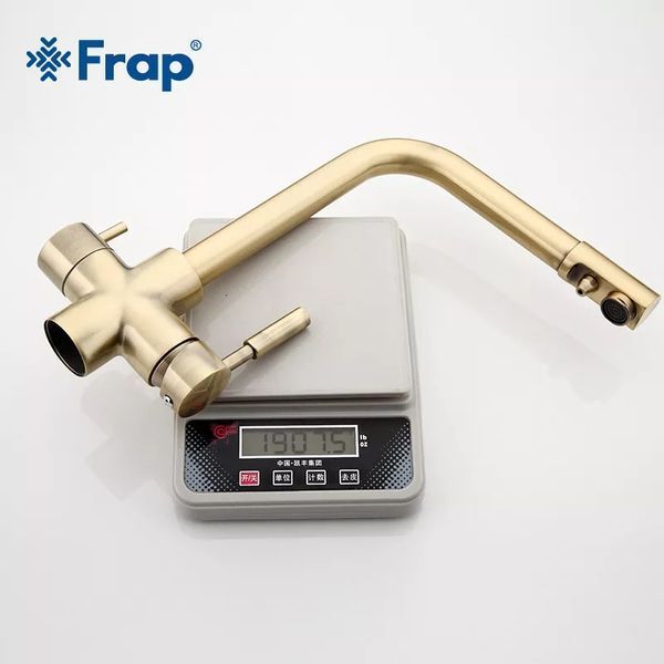 Смеситель для кухни с фильтром Frap F4352-4 бронза F4352-4 фото