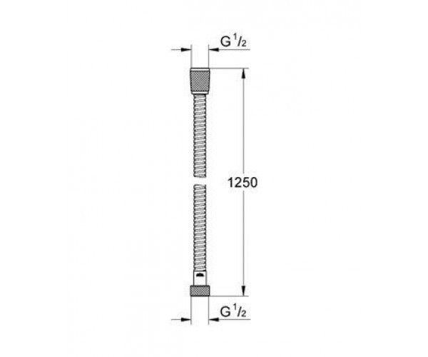 Шланг для душа Grohe Relexaflex Metal Longlife 125 см 28142000 28142000 фото