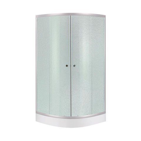 Душова кабіна Lidz Latwa SC80x80.SAT.LOW.FR скло 4 мм з піддоном Kapielka SD00051437 фото