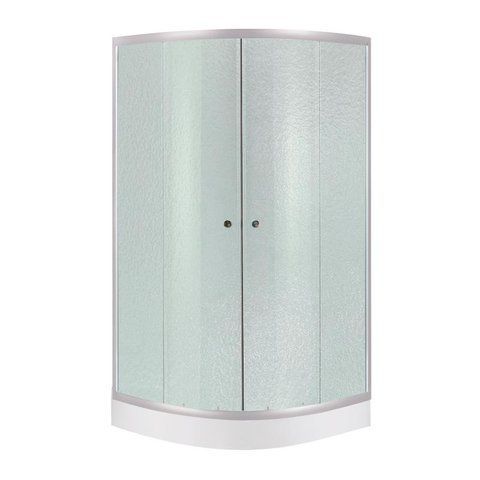 Душова кабіна Lidz Latwa SC90x90.SAT.LOW.FR скло 4 мм з піддоном Kapielka SD00051435 фото