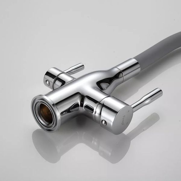 Смеситель для кухни с фильтром Frap F4396 с гибким изливом хром F4396 фото