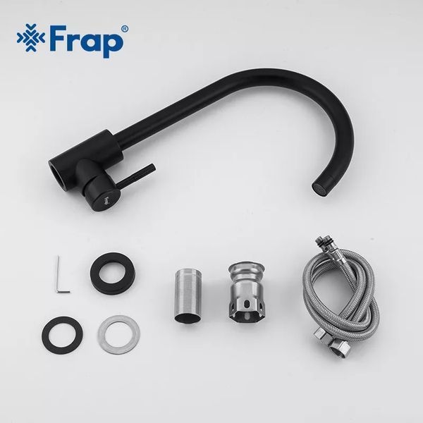 Змішувач для кухні Frap F40899-4 чорний F40899-4 фото