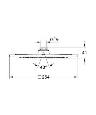 Верхний душ Grohe Rainshower F-Series 10 27271000 27271000 фото