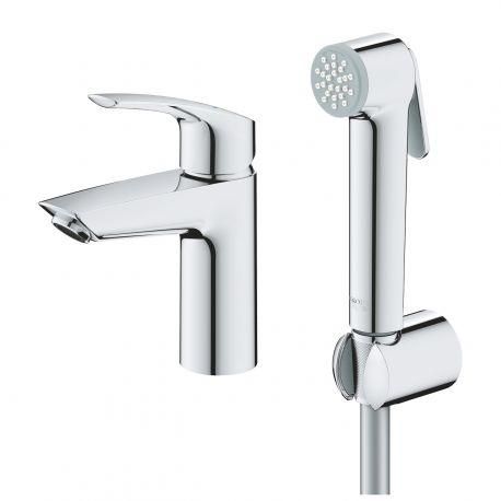 Смеситель для умывальника Grohe Eurosmart New с гигиеническим душем 23124003 23124003 фото