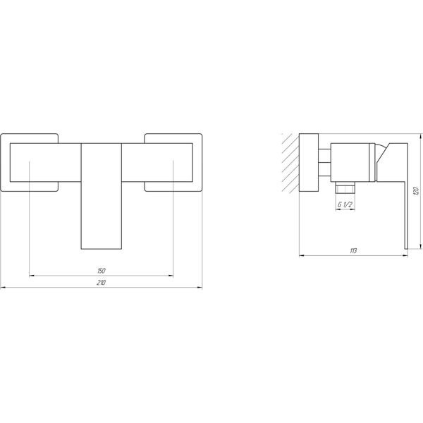 Смеситель для душа Globus Lux Sicilia SBQ-105 000016090 фото