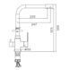 Смеситель для кухни с фильтром Frap F43899-2 сатин F43899-2 фото 4